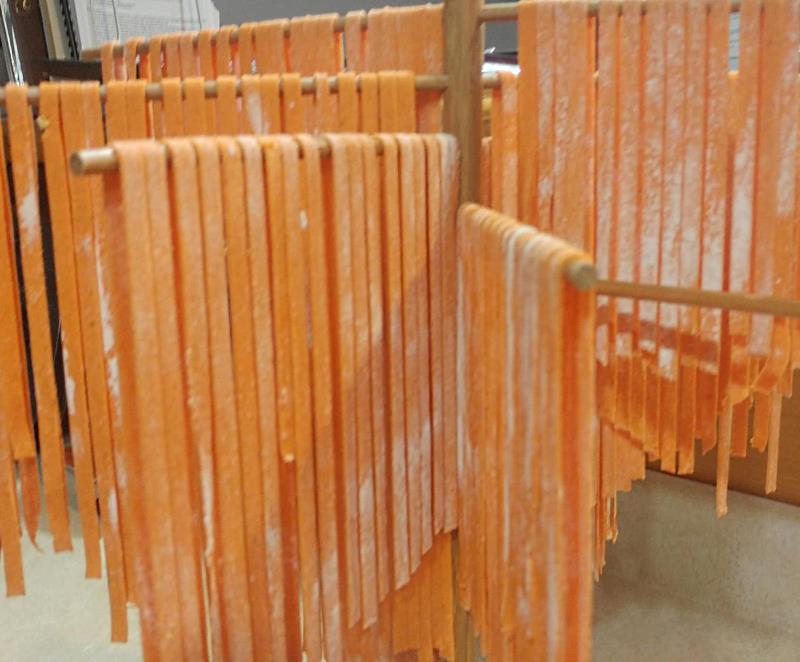 Roasted Red Pepper Fettuccine